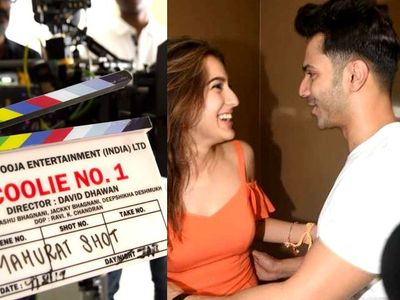 Coolie No. 1 shoot starts Coolie No. 1 shoot starts