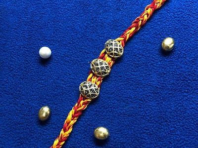 make Rakhi at home make Rakhi at home
