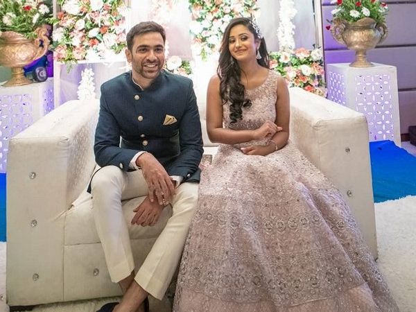 Tina philip got engaged to boyfriend nikhil sharma