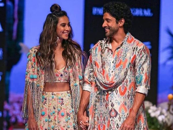 Farhan Akhtar, Shibani Dandekar, Ramp Walk
