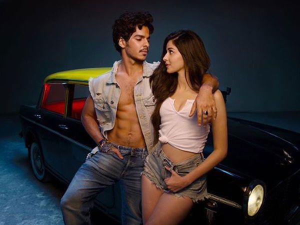 Ananya Panday with Ishaan Khattar