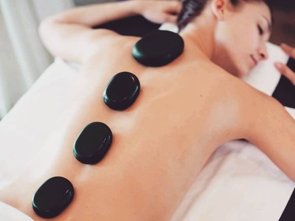 hot stone therapy