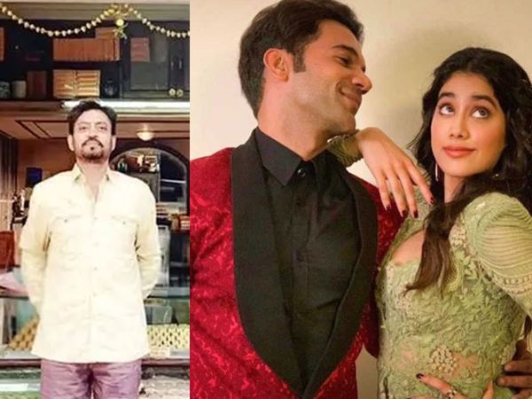 Irrfan Khan and Rajkummar Rao with Janhvi Kapoor