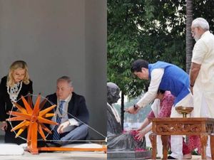 [Photos] विदेशी नेताओं ने भी किया है साबरमती आश्रम का दौरा