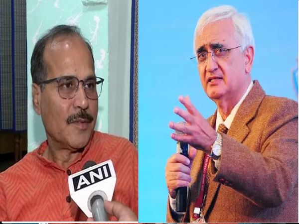 Adhir Ranjan and Salman Khurshid