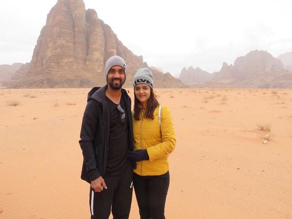Ajinkya Rahane with Wife Radhika