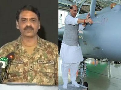 Asif Ghafoor and Rajnath Singh Asif Ghafoor and Rajnath Singh