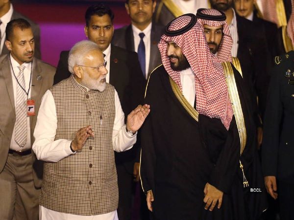 Crown Prince and PM Modi