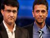 Sourav Ganguly and Rahul Dravid