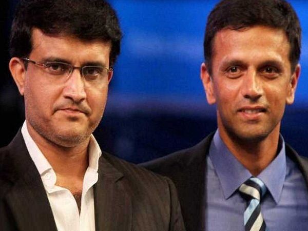 Sourav Ganguly and Rahul Dravid