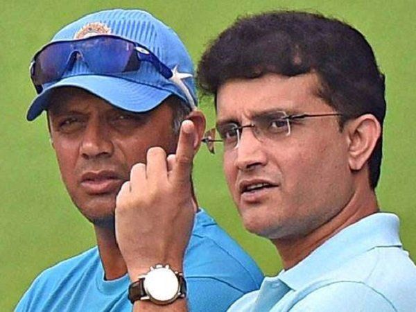 Rahul Dravid and Sourav Ganguly