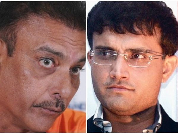 Ravi Shastri and Sourav Ganguly