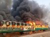 Fire in Train