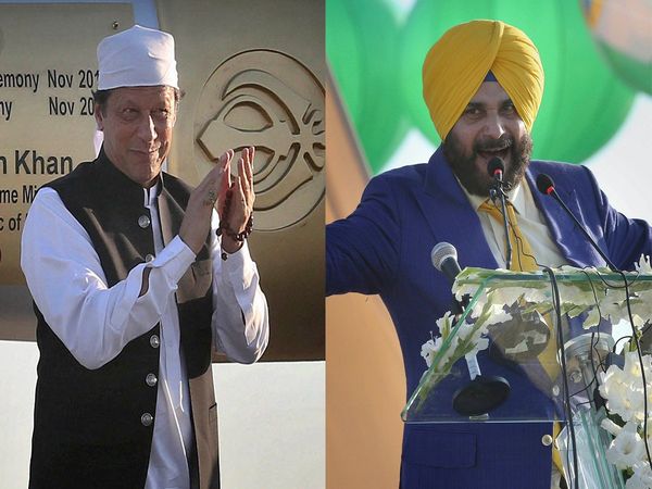 Pakistan PM Imran Khan, Navjot Singh Sidhu