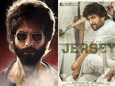 Shahid Kapoor in telugu film jersey