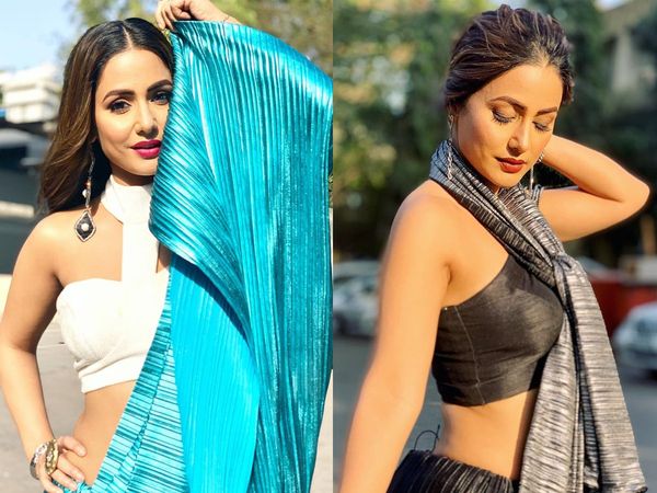 Hina Khan Saree Looks