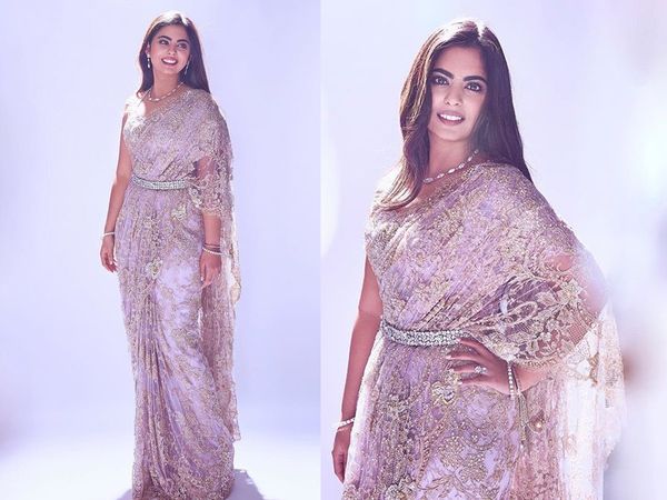 Isha Ambani in saree