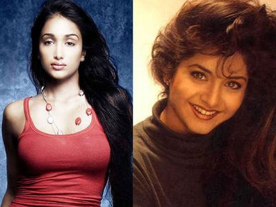 Jiah Khan and Divya Bharti Jiah Khan and Divya Bharti
