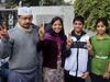 Arvind Kejriwal with his family