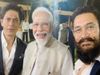 shahrukh khan amir khan with pm narendra modi