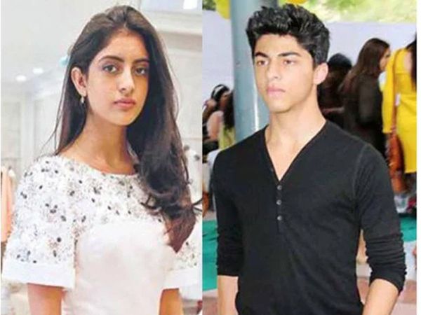 navya naveli nanda and aryan khan