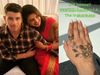 Priyanka Chopra with Nick Jonas on Karwa Chauth