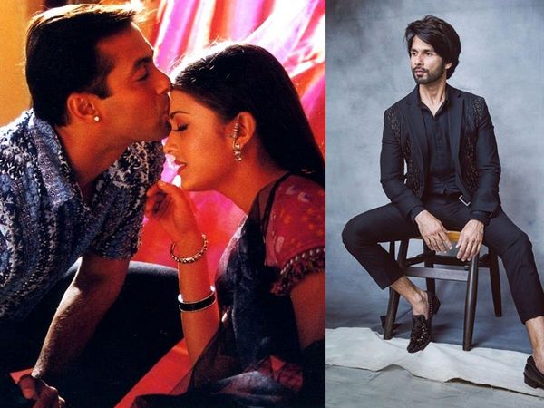 Salman Khan with Aishwarya Rai and Shahid Kapoor