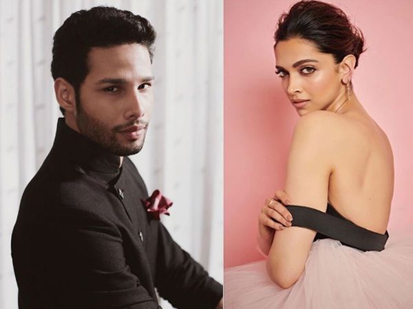 Siddhant Chaturvedi with Deepika Padukone