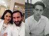 Simi Grewal with Saif Ali Khan and Mansoor Ali Khan Pataudi