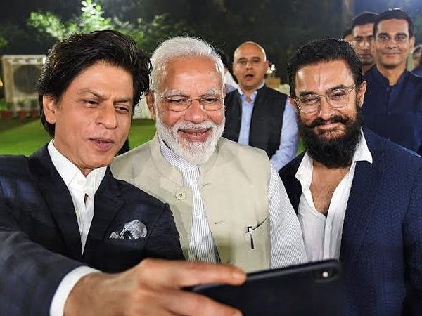 Shahrukh Khan, PM Narendra Modi and Aamir Khan