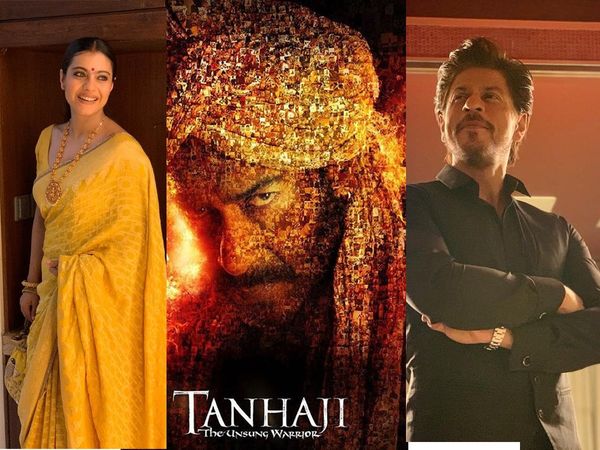 Shah Rukh Khan, Kajol share new poster of ajay devgn tanhaji