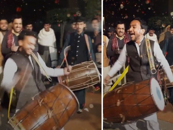 TikTok Video Viral on Vijayadashami Aka dussehra Boy play Dhol on Punjabi Song Laung Laachi Watch video