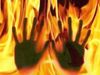 woman set her on fire