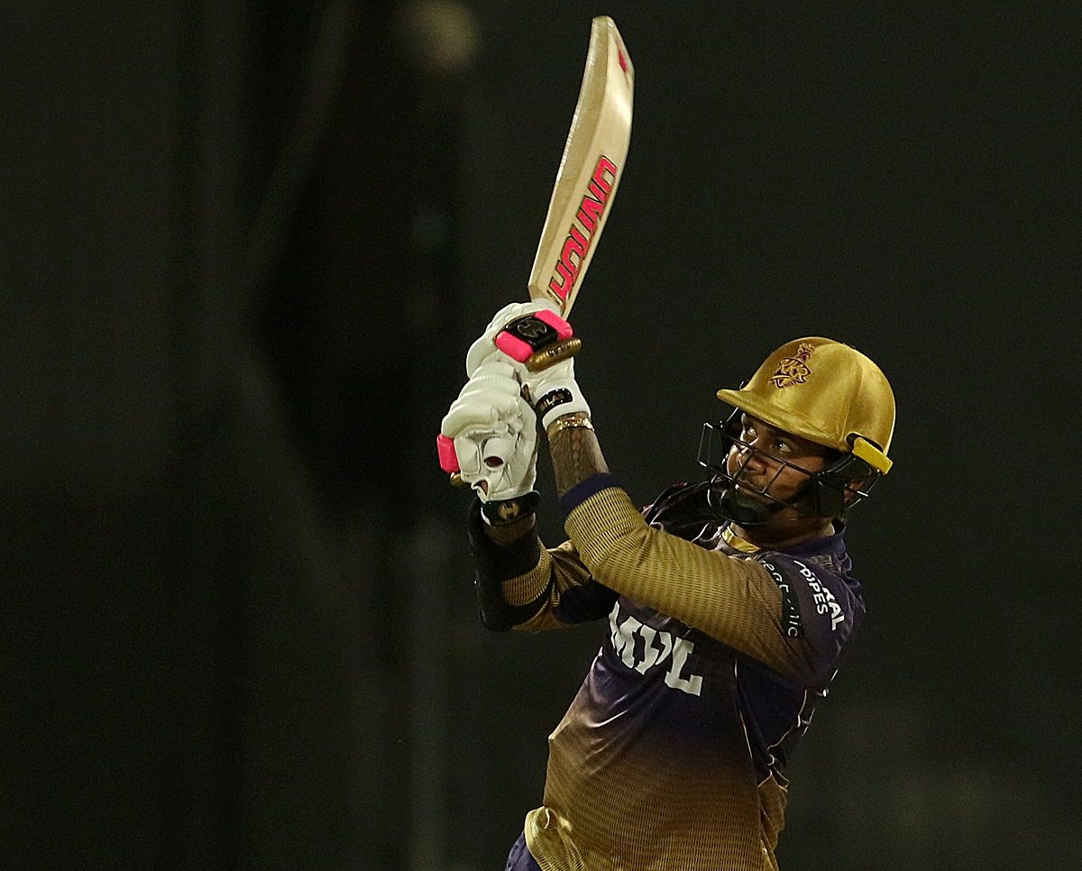 Sunil Narine batting