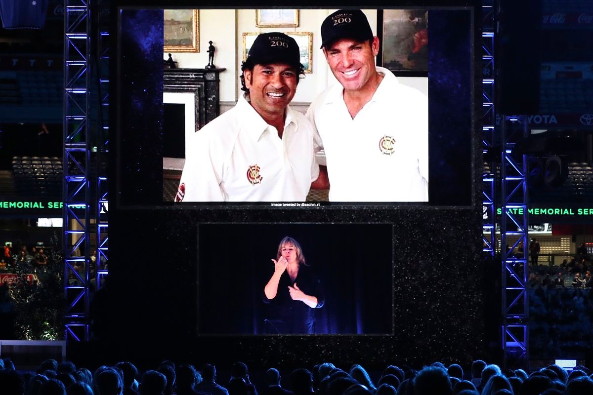 Sachin Tendulkar and Shane Warne