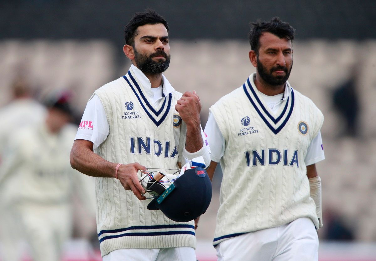 Virat Kohli and Cheteshwar Pujara