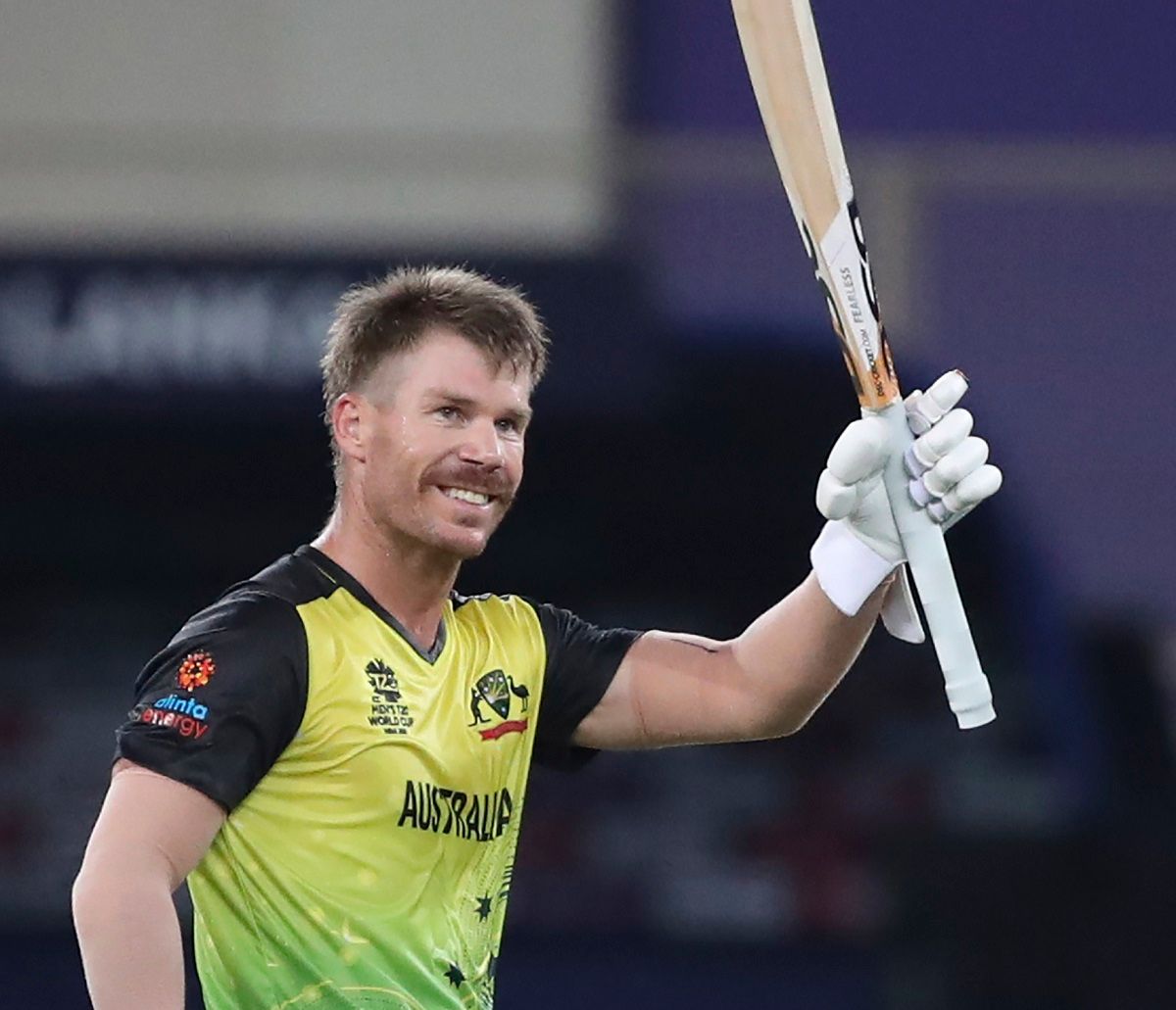 David Warner against Sri Lanka in T20 World Cup 2021